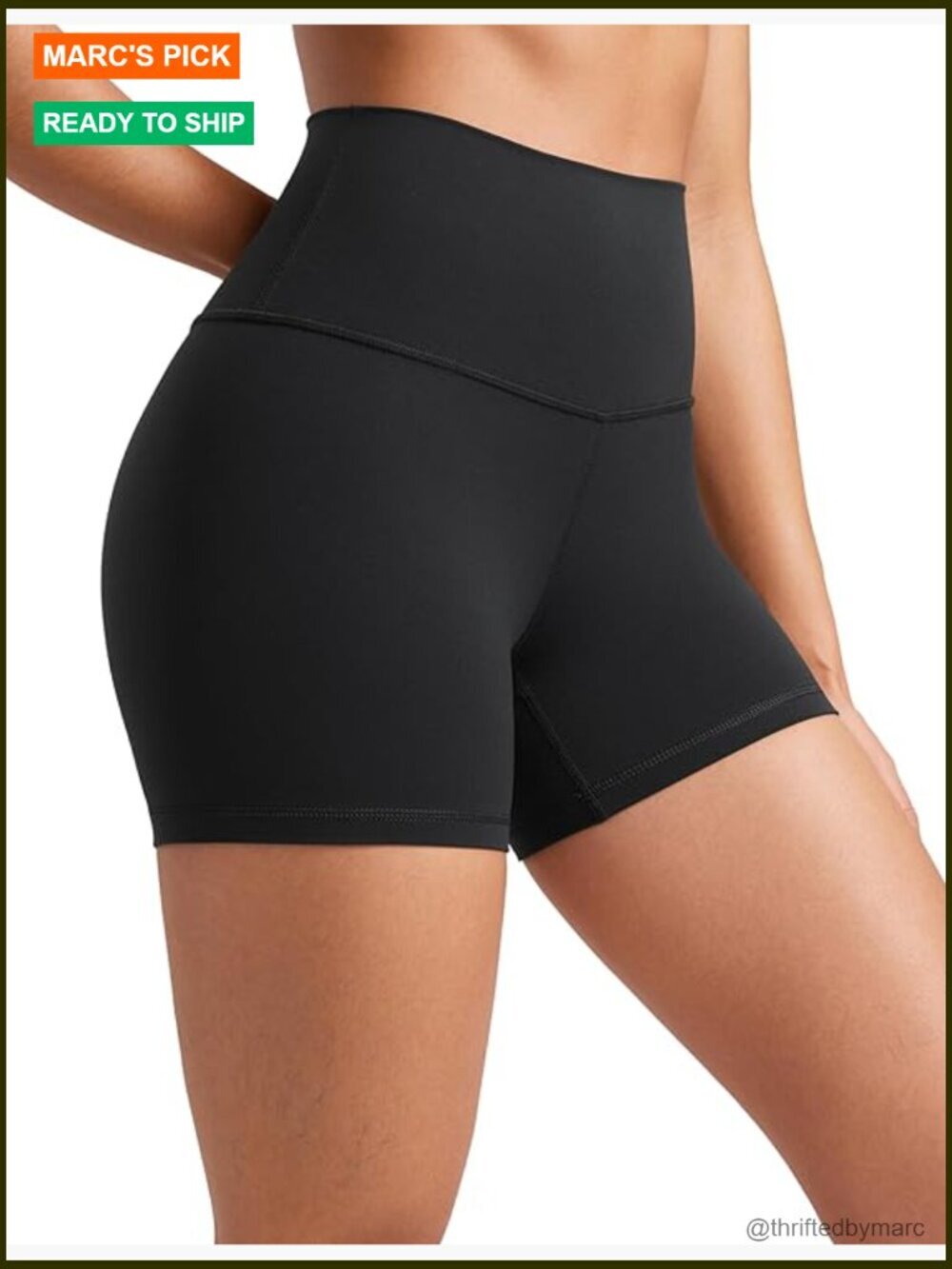 Butterluxe Biker Shorts 4" High Waisted Booty Workout Yoga Volleyball Spandex
